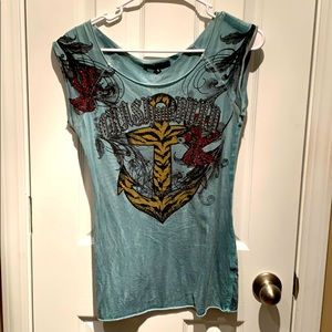 Crash and Burn Anchor Tee